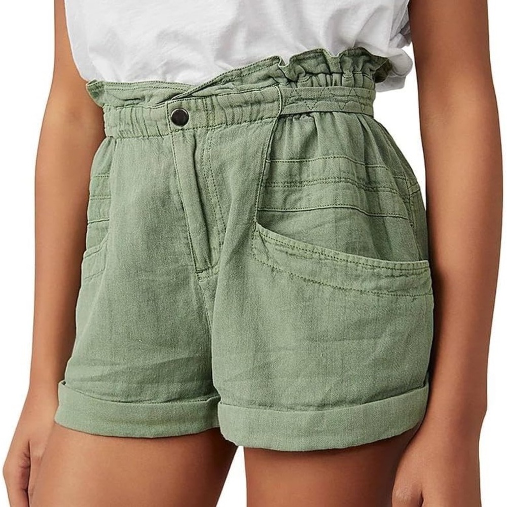 Free People Topanga Cuff Shorts